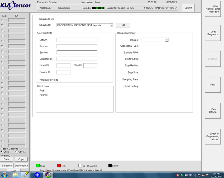 KLA Candela 8620 Wafer Inspection System