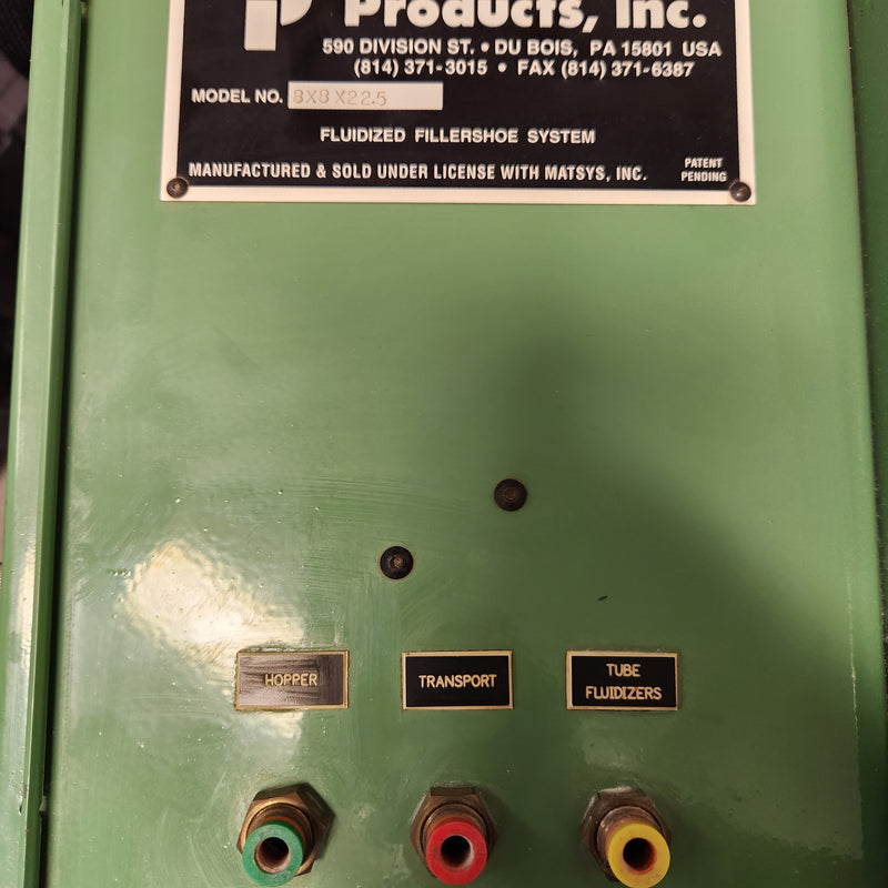 Gasbarre 8 x 8 x 22.5 Fluidized Filler Shoe Controller