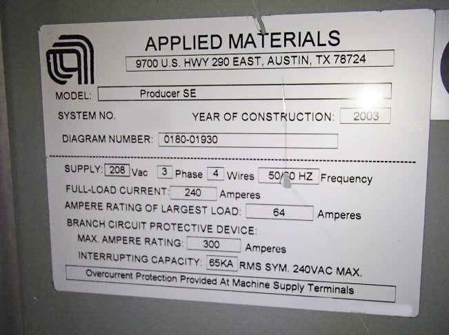 Applied Materials Producer SE CVD (Chemical Vapor Deposition)