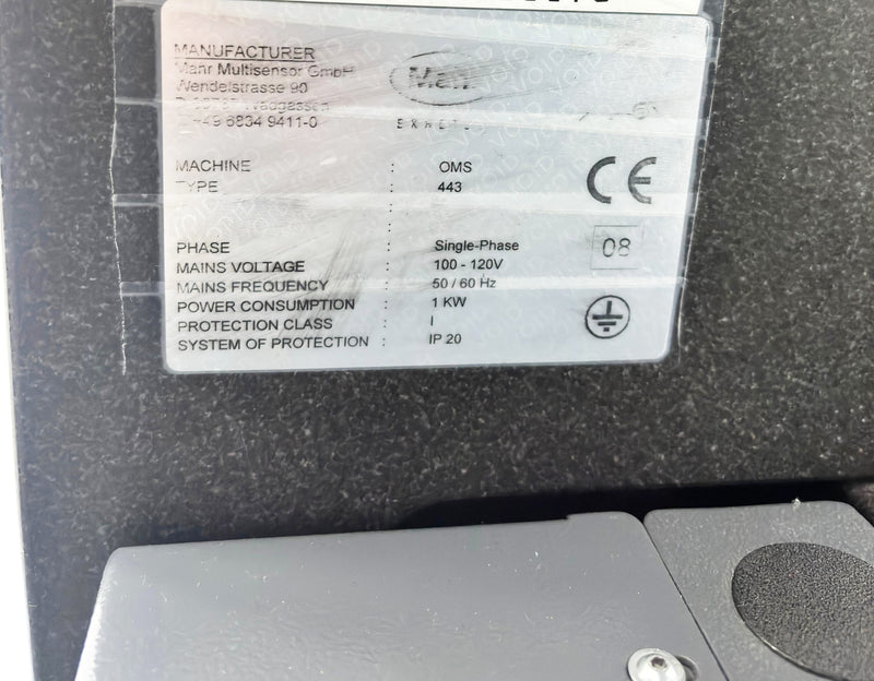 Mahr OMS 443 CMM (Coordinate Measuring Machine)