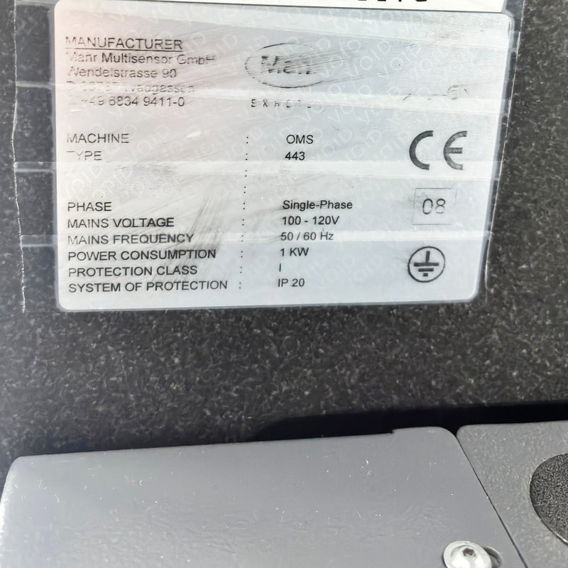 Mahr OMS 443 CMM (Coordinate Measuring Machine)