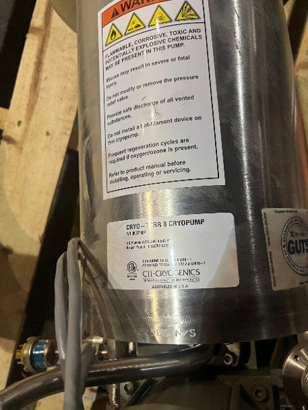 CTI Cryo-Torr 8 High Vacuum Cryopump