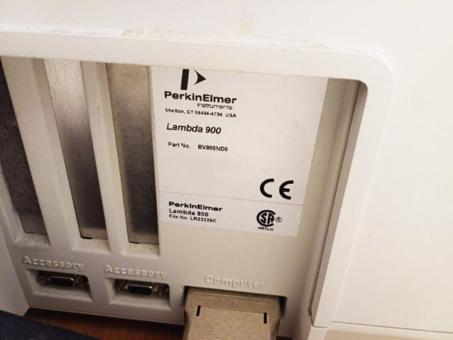 Perkin Elmer Lambda 900 UV-VIS-NIR Spectrometer (Ultraviolet-Visible-Near-Infrared)