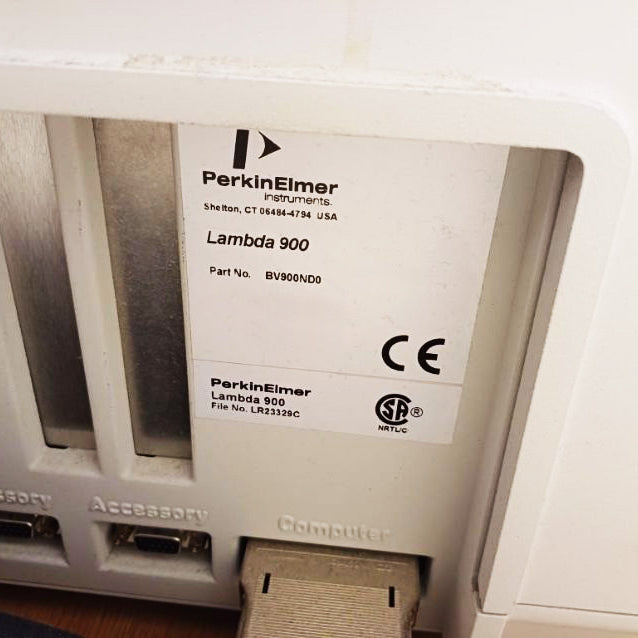 Perkin Elmer Lambda 900 UV-VIS-NIR Spectrometer (Ultraviolet-Visible-Near-Infrared)