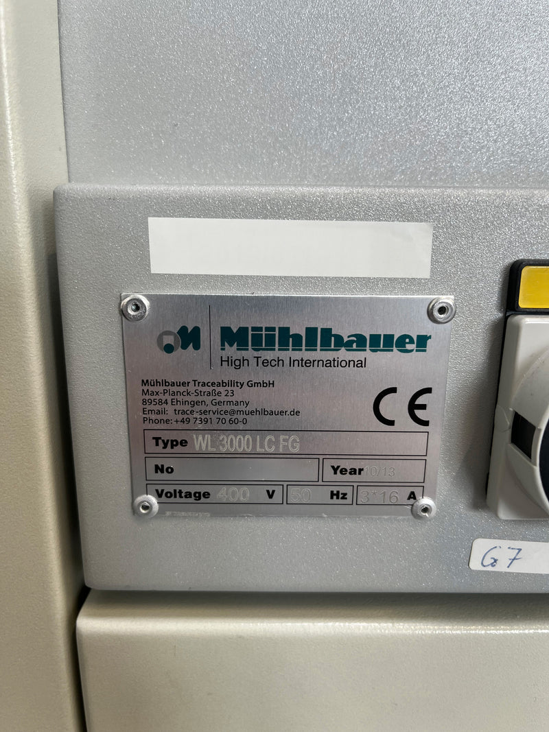 Muhlbauer WL 3000 Laser Marking Station