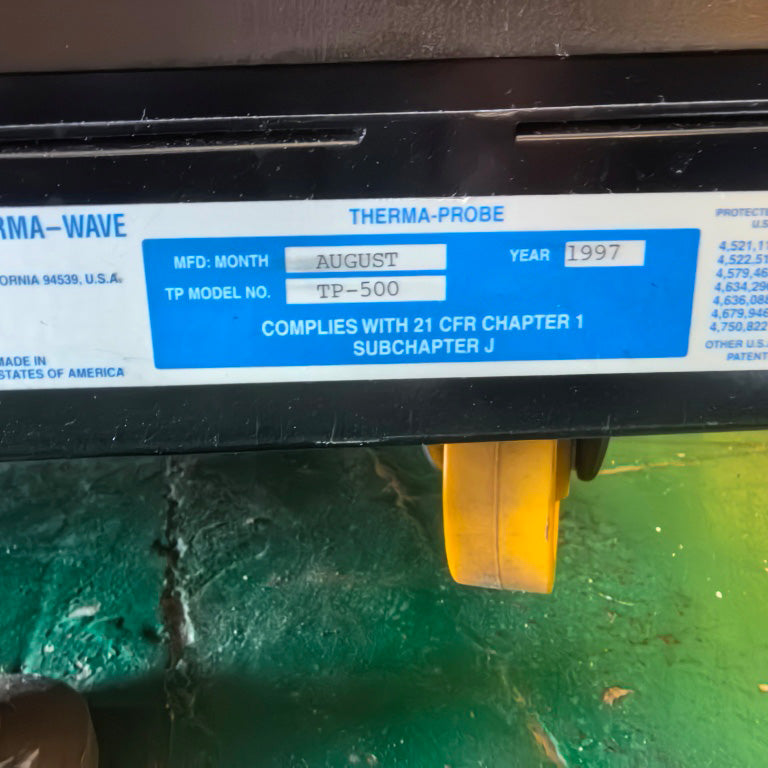 KLA / Therma-wave TP 500 Implant Dose Measurement