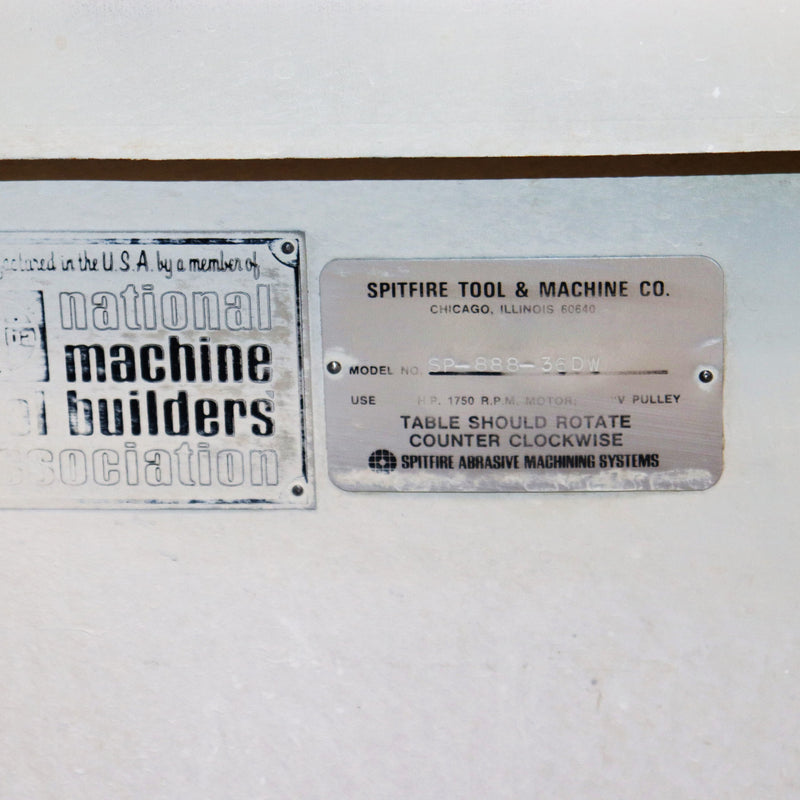 Spitfire SP 888 36 DW Grinder / Polisher
