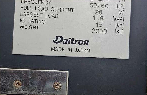 Daitron WBM 2200 Wafer Beveler