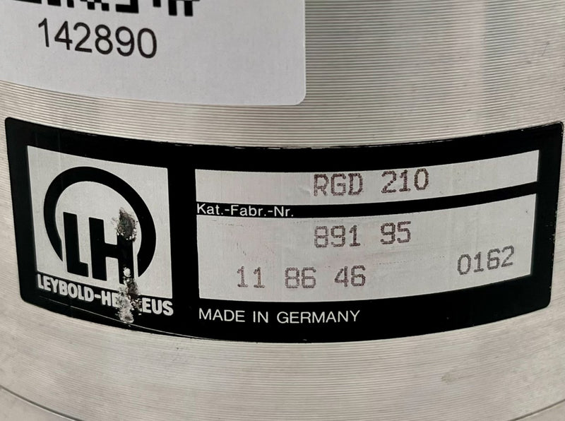 Leybold RPK 1500 Ionization Gauge / Vacuum Gauge