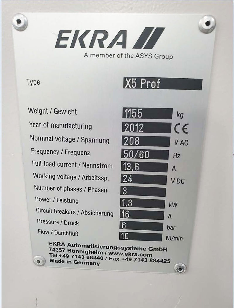 Ekra X 5 Professional Screen Printer