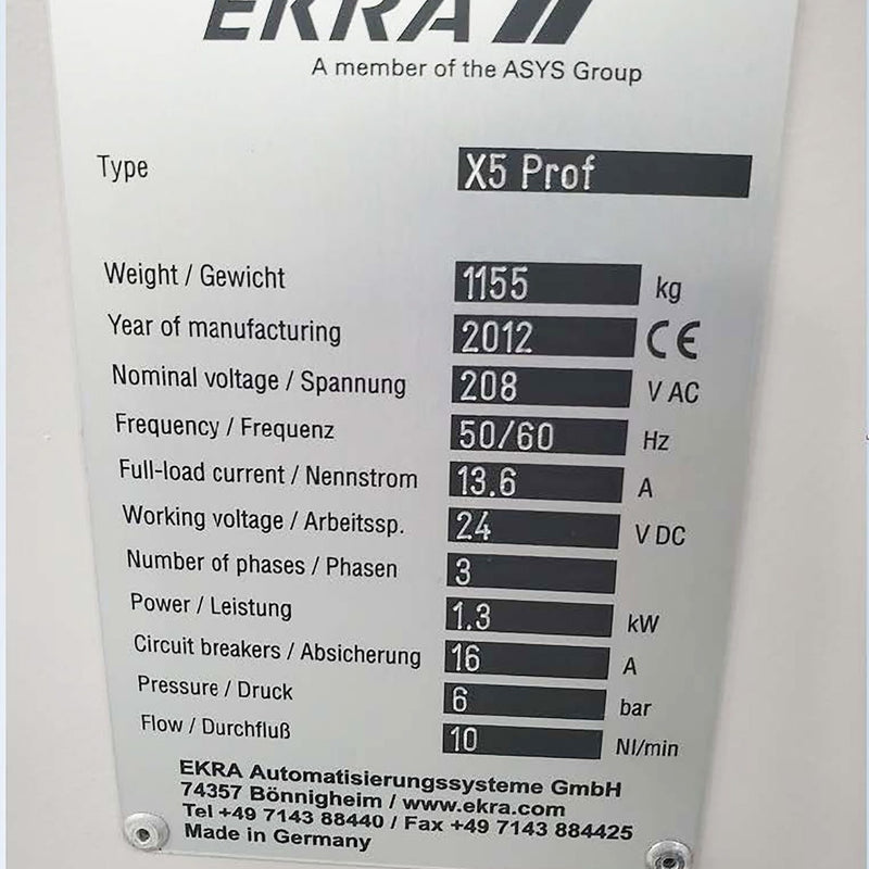 Ekra X 5 Professional Screen Printer