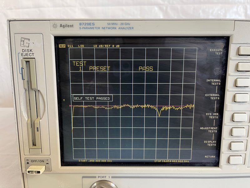 Agilent 8720 ES S Parameter Network Analyzer