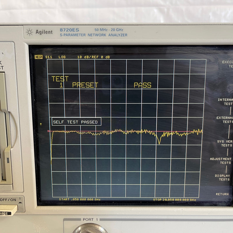 Agilent 8720 ES S Parameter Network Analyzer