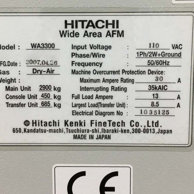 Hitachi WA 3300 AFM (Atomic Force Microscope)