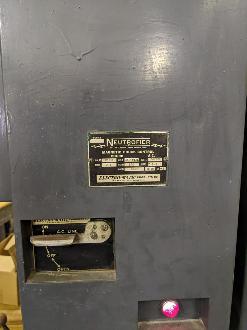 Blanchard No. 11 Surface Grinder