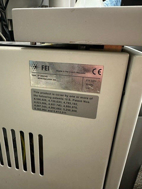 Thermo Fisher Scientific / FEI Nova NanoSEM 200 SEM (Scanning Electron Microscope)