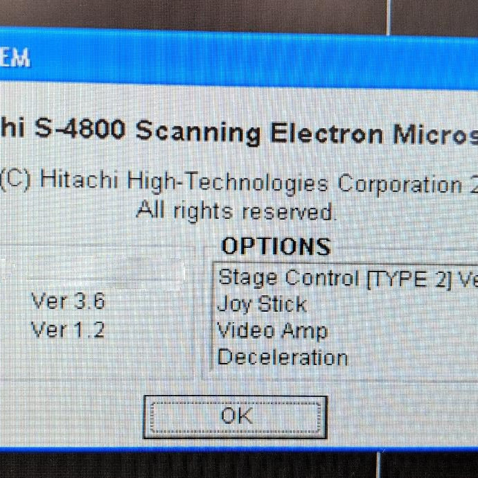 Hitachi S 4800 II SEM (Scanning Electron Microscope)