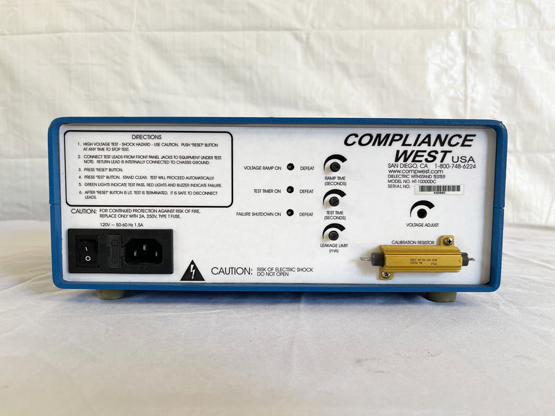 Compliance West HT 10000 DC Dielectric Tester
