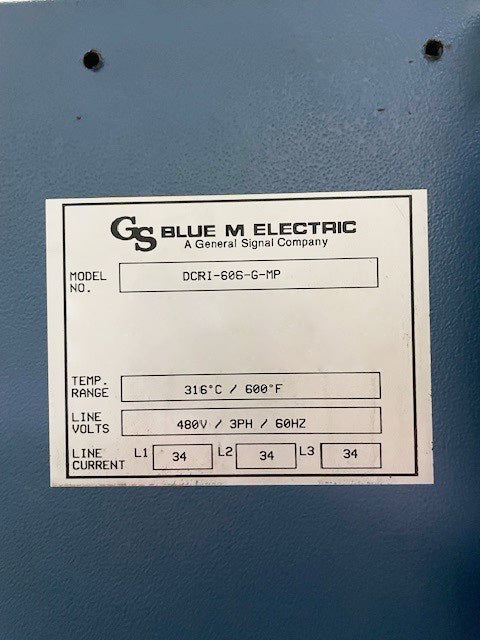 Blue M DC 8748 Electric Burn-In Oven