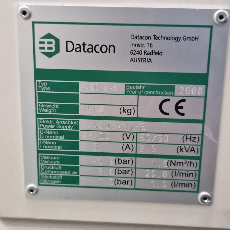 Wizard Datacon Besi / Datacon 2200 EVO Die Bonder – Bridge Tronic Global