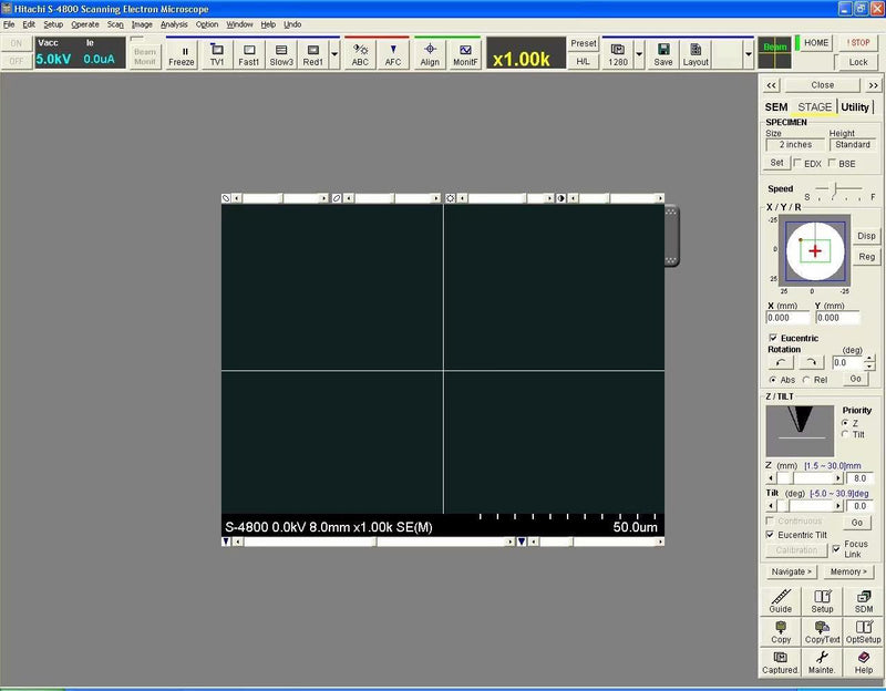 Hitachi S 4800 FE-SEM (Field Emission Scanning Electron Microscope)