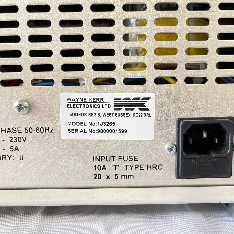 Wayne Kerr 3265 A / 1 J 3265 DC Bias Unit – Bridge Tronic Global