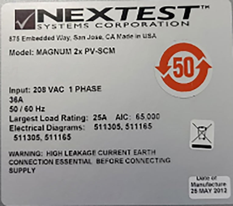 Teradyne Magnum 2 x PV-SCM Tester