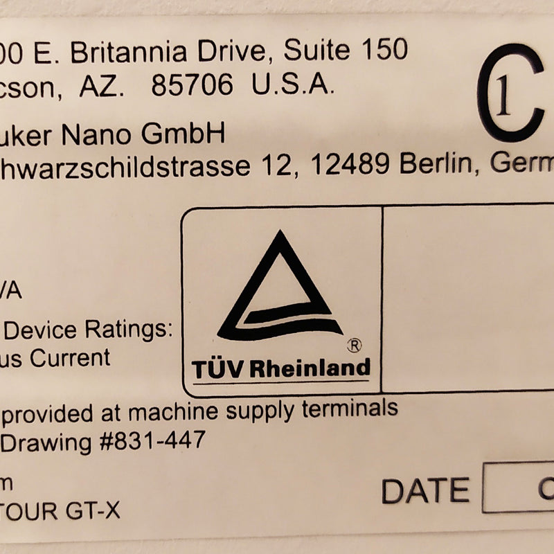 Bruker Contour GTX White Light Interferometer (WLI)