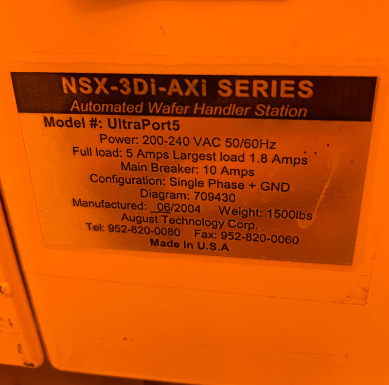 ONTO / Rudolph AXI 930 Advanced Wafer Inspection