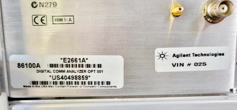 Agilent 86100 A Infiniium DCA Wide Bandwidth Oscilloscope