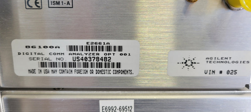 Agilent 86100 A Infiniium DCA Wide Bandwidth Oscilloscope