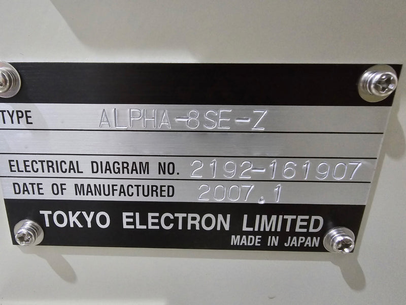 Tel Alpha 8 SE Z Oxidation Furnace