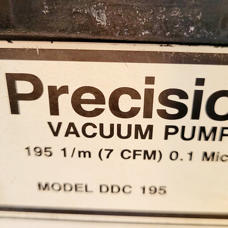 Precision DDC 195 Vacuum Pump