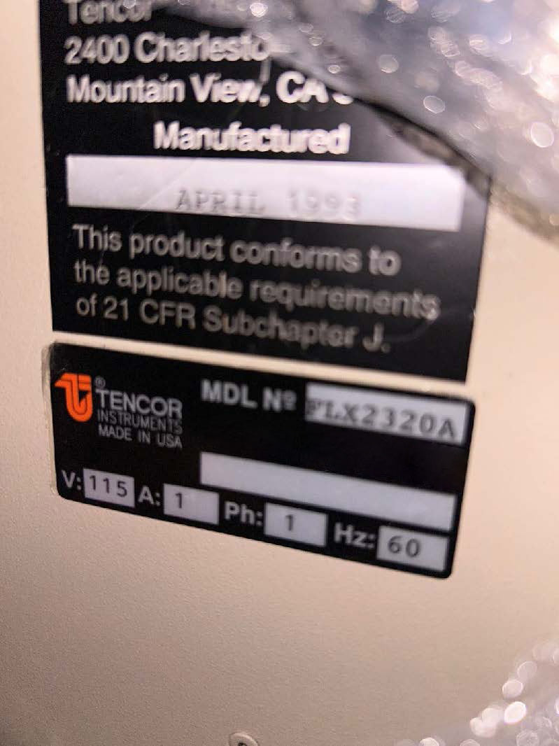 KLA FLX 2320 A Thin Film Stress Measurement