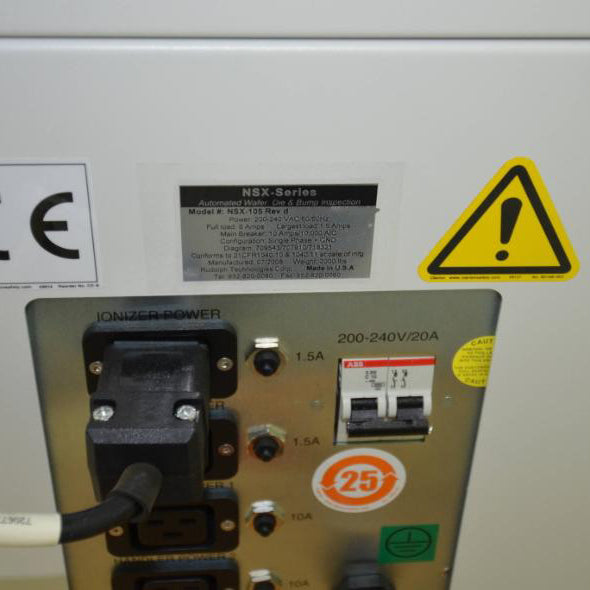 ONTO / Rudolph / August NSX 105 Automated Wafer, Die & Bump Inspection System