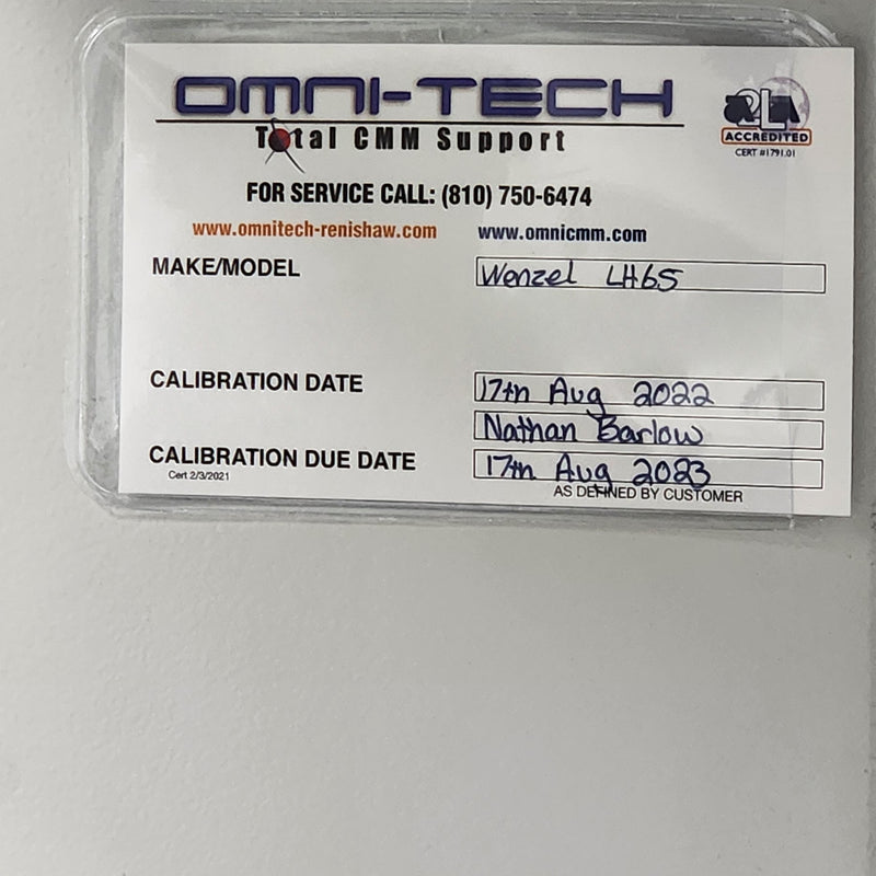 Wenzel LH 65 CMM (Coordinate Measuring Machine)