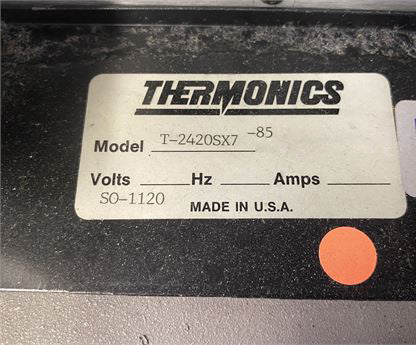 Thermonics T 2420 SX 7 85 Temperature Forcing System