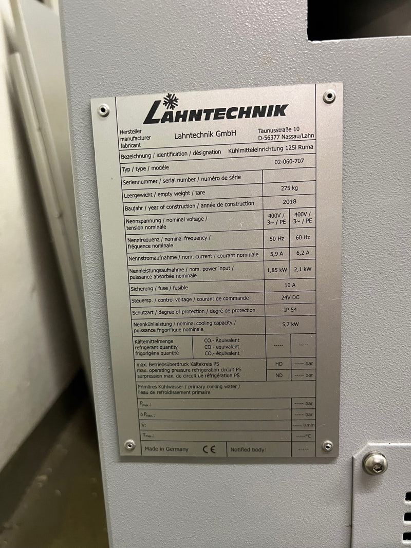 Lahntechnik Centrifuge Coolant