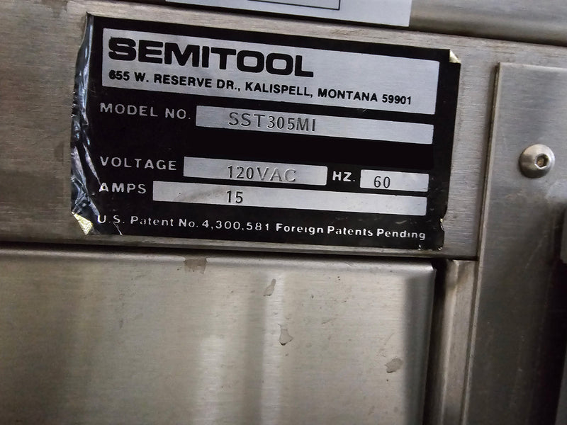 Semitool SST 305 MI Spray Solvent Tool (SST)