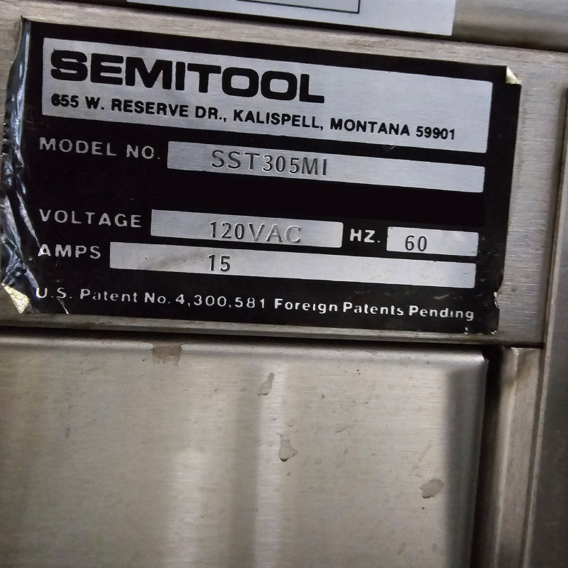 Semitool SST 305 MI Spray Solvent Tool (SST)