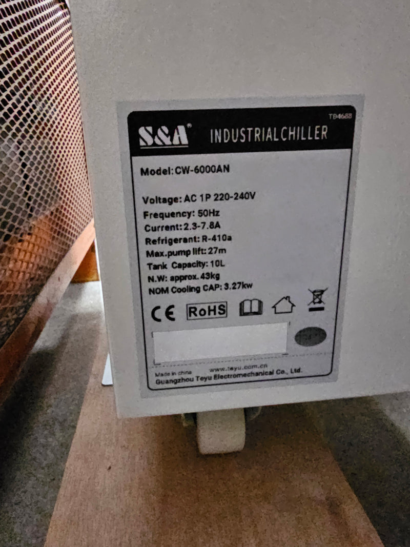 S&A CW 6000 AN Industrial Chiller