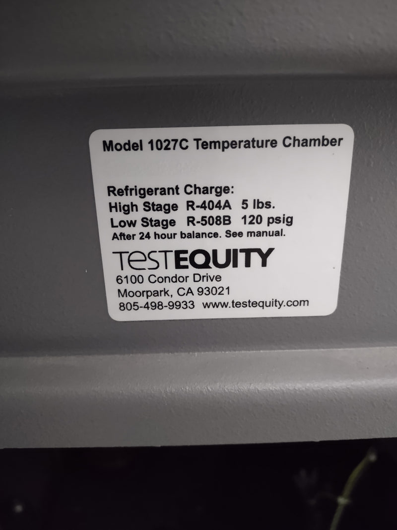 Test Equity 1027 C Temperature Chamber