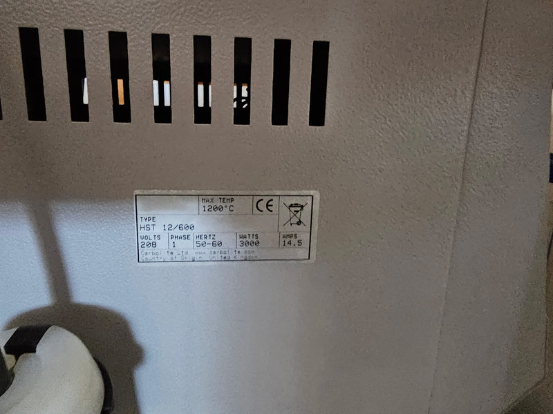 Carbolite HST 12/600 Furnace