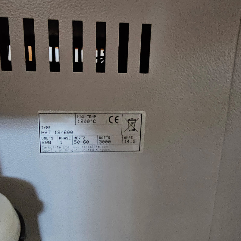 Carbolite HST 12/600 Furnace