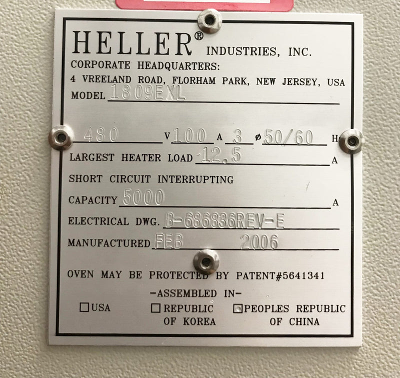 Heller 1809 EXL Oven