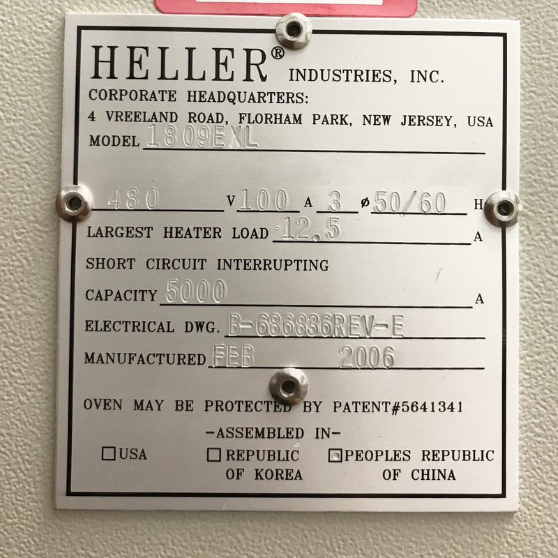 Heller 1809 EXL Oven