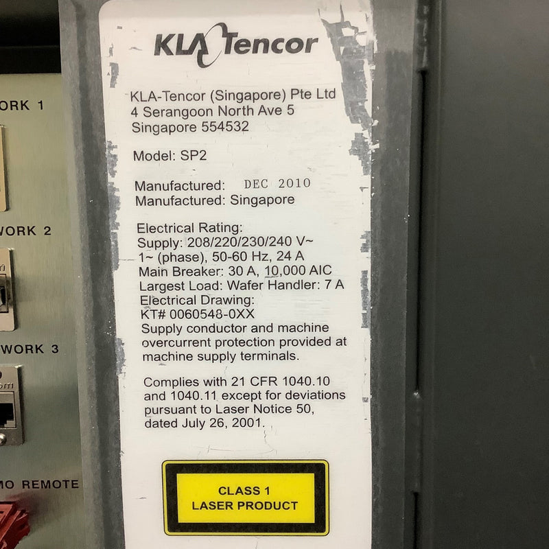 KLA Surfscan SP 2 Particle Defect System