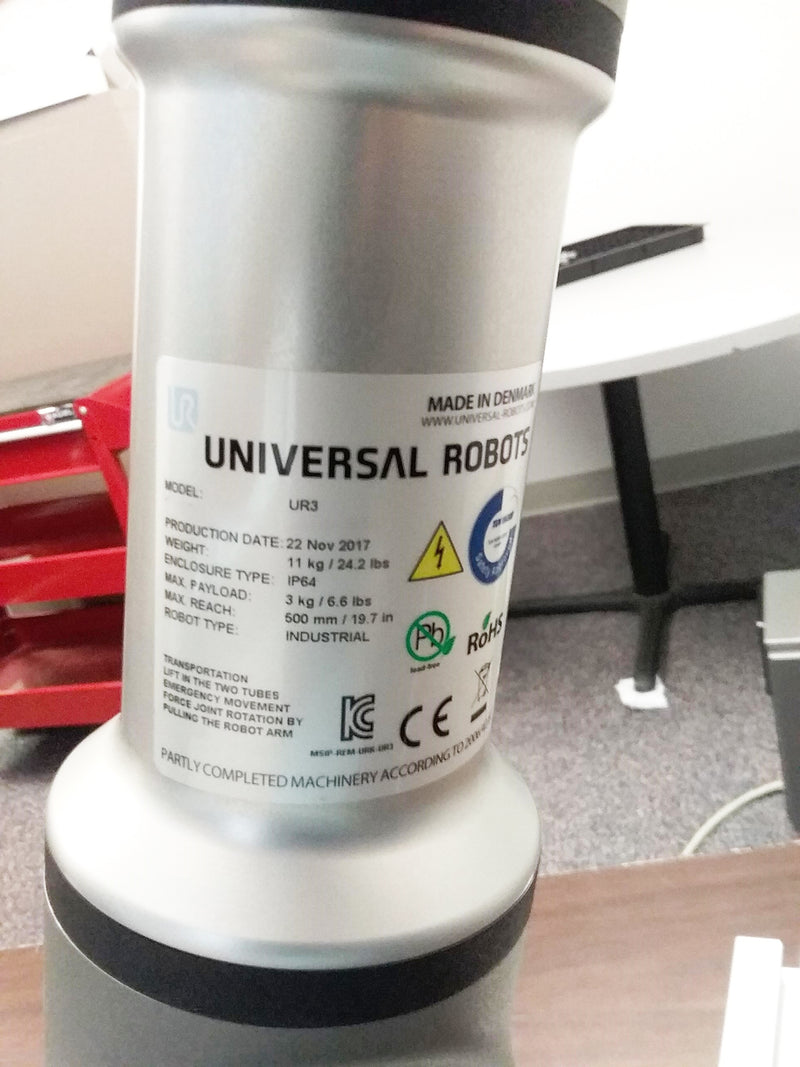 Universal Robots G Series UR 3 Robot Arm