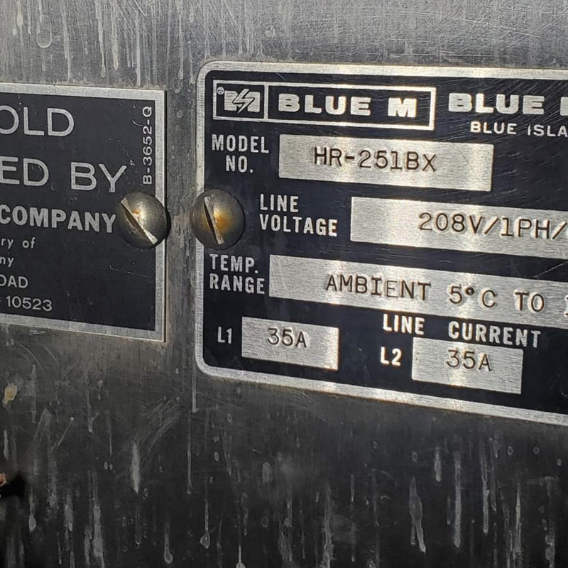 Blue M HR 2518 X Electric Stability Chamber