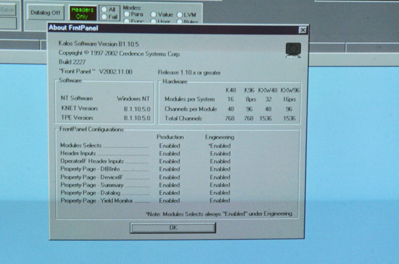 LTX / Credence Personal Kalos Test System